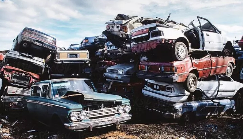 scrapped cars