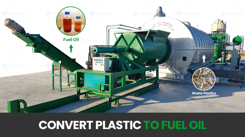 plastic to fuel pyrolysis plant