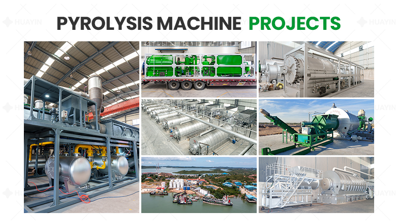 炼油设备项目案例汇总 Pyrolysis machine projects