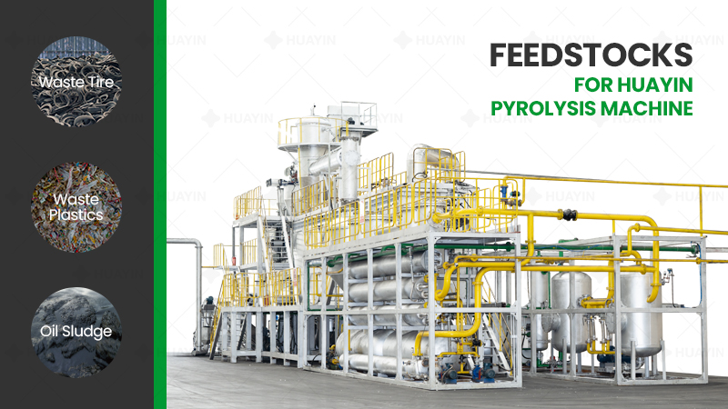 pyrolysis machine feedstocks