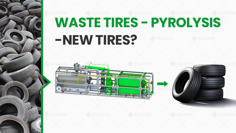 pyrolysis machine to convert waste tires to fuel oil